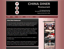 Tablet Screenshot of china-diner.co.uk